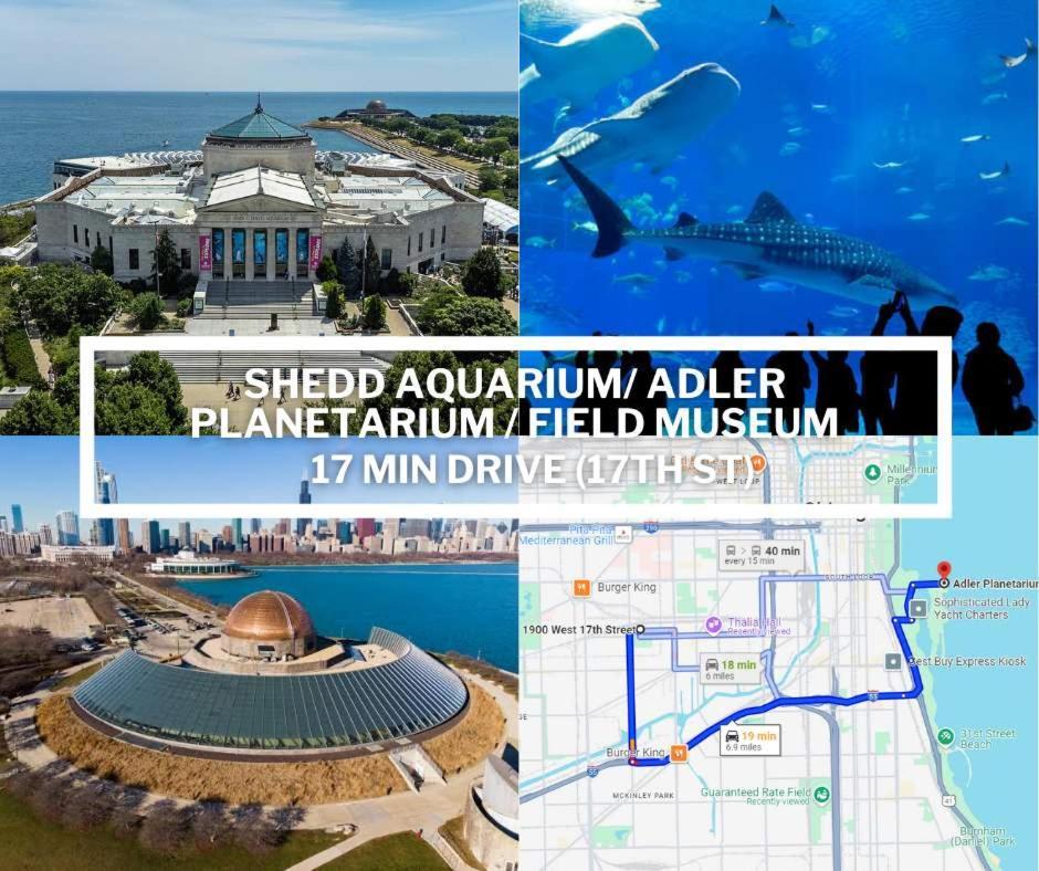 2 Bed & 3 Bath Chicago Condo Zewnętrze zdjęcie